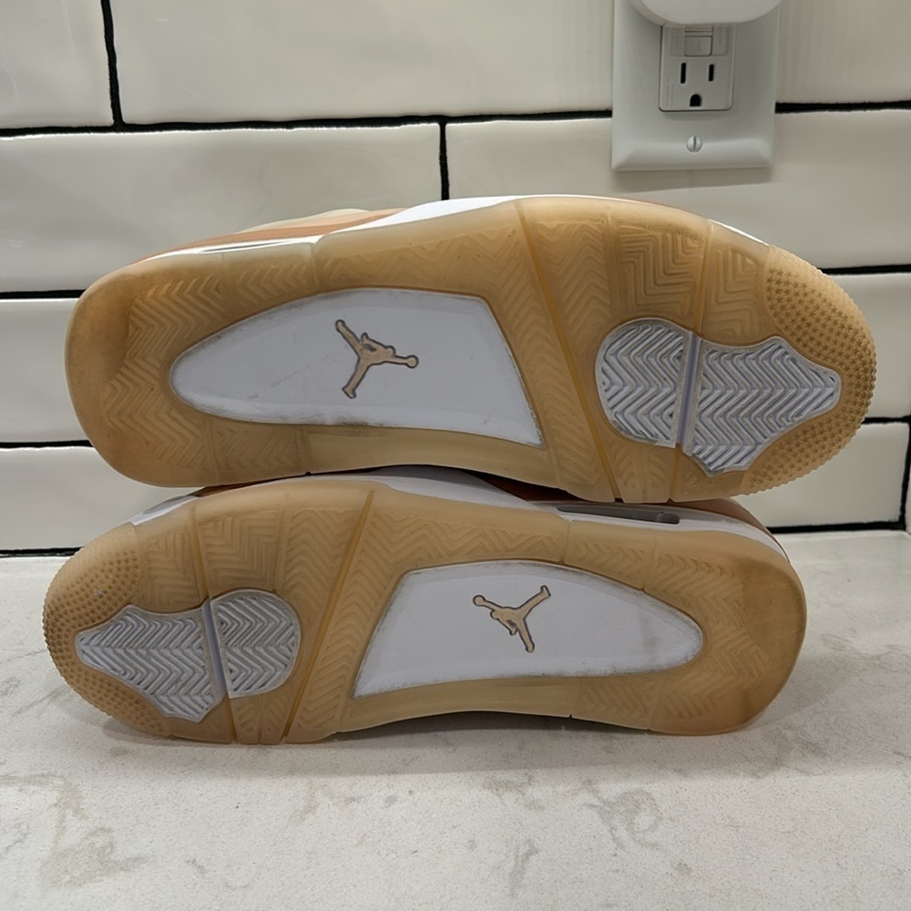 Nike Air Jordan 4 Retro High Top‎ Rose Gold Shimmer 2021 DJ0675-200 - Picture 11 of 16